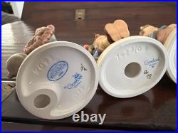10 VINTAGE GOEBEL HUMMEL FIGURINES W Germany BOYS GIRLS Goose Girl Bee B40