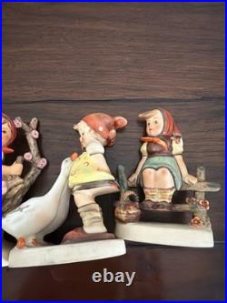 10 VINTAGE GOEBEL HUMMEL FIGURINES W Germany BOYS GIRLS Goose Girl Bee B40