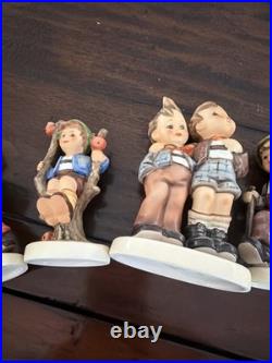 10 VINTAGE GOEBEL HUMMEL FIGURINES W Germany BOYS GIRLS Goose Girl Bee B40