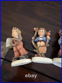 10 VINTAGE GOEBEL HUMMEL FIGURINES W Germany BOYS GIRLS Goose Girl Bee B40