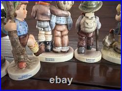 10 VINTAGE GOEBEL HUMMEL FIGURINES W Germany BOYS GIRLS Goose Girl Bee B40