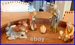 1930's Hummel Goebel HX-82 Nativity Figurines TMK1 CROWN w FULL BEE