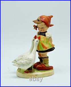 1935 1949 Hummel Goebel Goose Girl 47/0 TMK1 Incised Crown U. S. Zone Germany