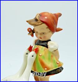 1935 1949 Hummel Goebel Goose Girl 47/0 TMK1 Incised Crown U. S. Zone Germany