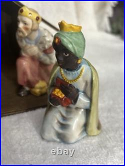 1950's Goebel Nativity Set WithCreche 12 Items Total West Germany Excellent Shape