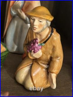 1950's Goebel Nativity Set WithCreche 12 Items Total West Germany Excellent Shape