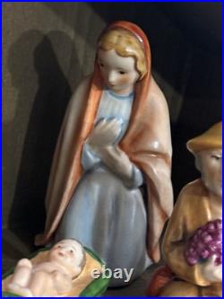 1950's Goebel Nativity Set WithCreche 12 Items Total West Germany Excellent Shape 1950's Goebel Nativity Set WithCreche 12 Items Total West Germany Excellent Shape