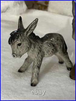 1950's Goebel Nativity Set WithCreche 12 Items Total West Germany Excellent Shape