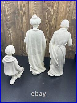 1951 Goebel Hummel 11 pc Nativity Figurines Set 214 White Unpainted W. Germany