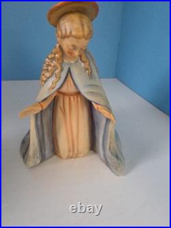 1951 Goebel Hummel #214 Large Porcelain Nativity 8Pc W. Germany