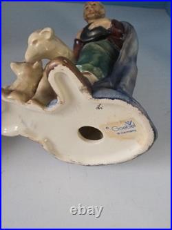 1951 Goebel Hummel #214 Large Porcelain Nativity 8Pc W. Germany