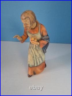 1951 Goebel Hummel #214 Large Porcelain Nativity 8Pc W. Germany