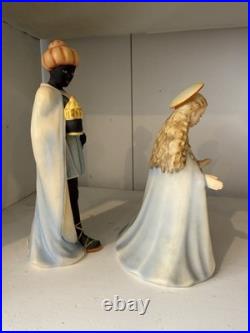 1951 Goebel Hummel #214 Large Porcelain Nativity Set 12 Pc W. Germany