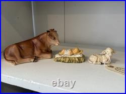 1951 Goebel Hummel #214 Large Porcelain Nativity Set 12 Pc W. Germany