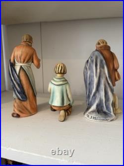 1951 Goebel Hummel #214 Large Porcelain Nativity Set 12 Pc W. Germany