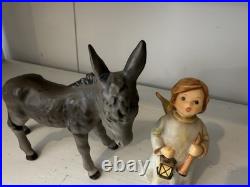1951 Goebel Hummel #214 Large Porcelain Nativity Set 12 Pc W. Germany