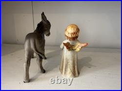 1951 Goebel Hummel #214 Large Porcelain Nativity Set 12 Pc W. Germany