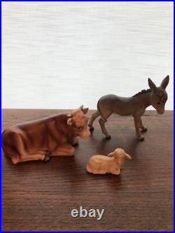 1951 Hummel Goebel Nativity 16 Pc Figurine Christmas set with ALL CAMELS 214 LOOK