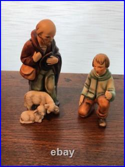 1951 Hummel Goebel Nativity 16 Pc Figurine Christmas set with ALL CAMELS 214 LOOK