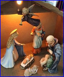 1951 Hummel Goebel Nativity 16 Pc Figurine Christmas set with ALL CAMELS 214 LOOK