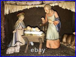 1951 Vintage Goebel Hummel Nativity 13 Piece Set