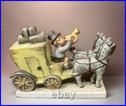 1952 Goebel Hummel 226 Stagecoach The mail is here W Germany 33 In Corner