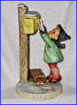 1957 Goebel Hummel Figurine A Letter To Santa Claus #340 West Germany 7 Boxed