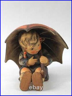 1957 Goebel Hummel Umbrella Boy and Girl Figurine Set