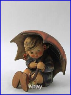 1957 Goebel Hummel Umbrella Boy and Girl Figurine Set