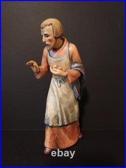 1970s Goebel M I Hummel Joseph Christmas Nativity Figurine # 214 B Retired 1970s Goebel M I Hummel Joseph Christmas Nativity Figurine # 214 B Retired
