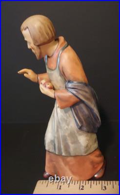 1970s Goebel M I Hummel Joseph Christmas Nativity Figurine # 214 B Retired 1970s Goebel M I Hummel Joseph Christmas Nativity Figurine # 214 B Retired