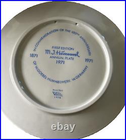 1971 MI Hummel 1st Edition Heavenly Angel plate #264 (Triple-line Bee over V) 1971 MI Hummel 1st Edition Heavenly Angel plate #264 (Triple-line Bee over V)