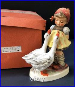 1972 Hummel Goebel #47/II Goose Girl 7.5 Large Figurine TM5 MINT in Box