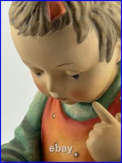 1972 Vintage Goebel Hummel BOOK WORM 3/II Girl Reading TMK3 Large 9.5 Tall