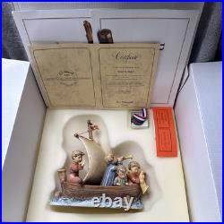 1992 Goebel Hummel Figurine Land in Sight #09457 WithMedal Limited Edition COA