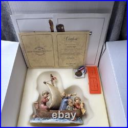 1992 Goebel Hummel Figurine Land in Sight #09457 WithMedal Limited Edition COA