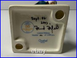 2001 Hummel Goebel Celebrates 50 Years Of Disney Magic 7 Pc Set Signed Nib #996