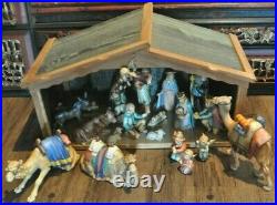 20-Pc GOEBEL HUMMEL Nativity Set Includes Large Creche 3 Camels