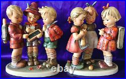 2-goebel Hummel Figurines, School Kids, #hum 170/i & 177/i, Tmk 5, Hbv $3,425