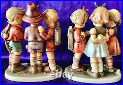 2-goebel Hummel Figurines, School Kids, #hum 170/i & 177/i, Tmk 5, Hbv $3,425