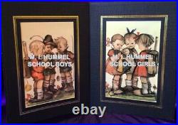 2-goebel Hummel Figurines, School Kids, #hum 170/i & 177/i, Tmk 5, Hbv $3,425