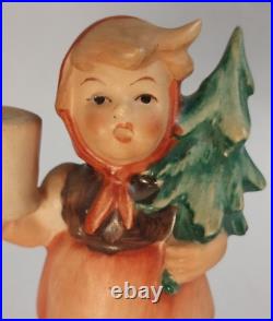 30's-40's Rare Goebel Hummel Mel #116 #117 Girl Boy Candleholder Figurines TMK1