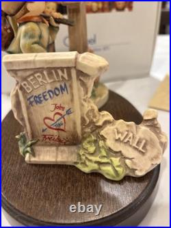 3 Pc Goebel Hummel Crossroads & Berlin Wall 331 Military Freedom L. Edition NEW