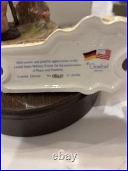 3 Pc Goebel Hummel Crossroads & Berlin Wall 331 Military Freedom L. Edition NEW