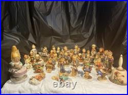 44 Pcs, Goebel Hummel Porcelain Figurine Germany, TMK 4,5 and collectors ed