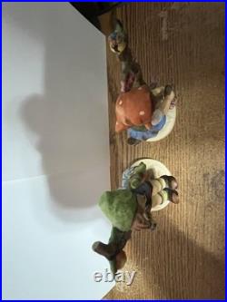 6 tall With Germany Goebel / M J Hummel 141 girl & 142 boy Apple tree bluebirds