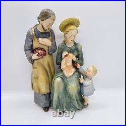 8 TMK2 HX 245 + 246 Holy Family Joseph Mary Toddler Jesus 1950-1954 Hummel