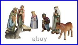9 piece Hummel Goebel Porcelain Nativity HX323 1965 -West Germany 9 piece Hummel Goebel Porcelain Nativity HX323 1965 -West Germany
