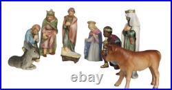9 piece Hummel Goebel Porcelain Nativity HX323 1965 -West Germany 9 piece Hummel Goebel Porcelain Nativity HX323 1965 -West Germany