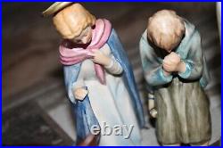 9 piece Hummel Goebel Porcelain Nativity Set 1965 West Germany! Standing Cow